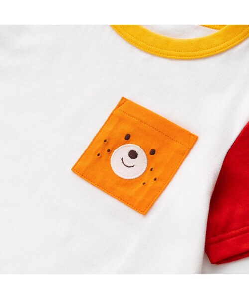 HOT BISCUITS（ホットビスケッツ）の「【WEB限定カラーあり】ポケット付き半袖Ｔシャツ（Tシャツ/カットソー・キッズ・ホワイト/ロイヤルブルー/グレー/オレンジ/ピンク・100cm/110cm/90cm/120cm/80ｃｍ）」の19枚目の写真