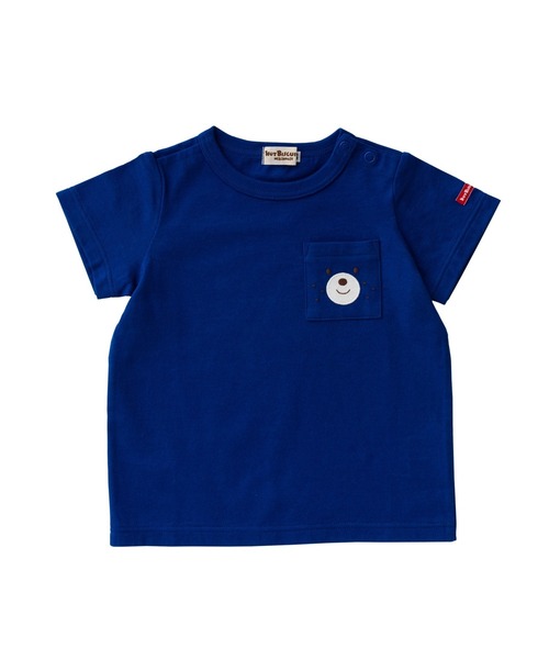 HOT BISCUITS（ホットビスケッツ）の「【WEB限定カラーあり】ポケット付き半袖Ｔシャツ（Tシャツ/カットソー・キッズ・ホワイト/ロイヤルブルー/グレー/オレンジ/ピンク・100cm/110cm/90cm/120cm/80ｃｍ）」の3枚目の写真