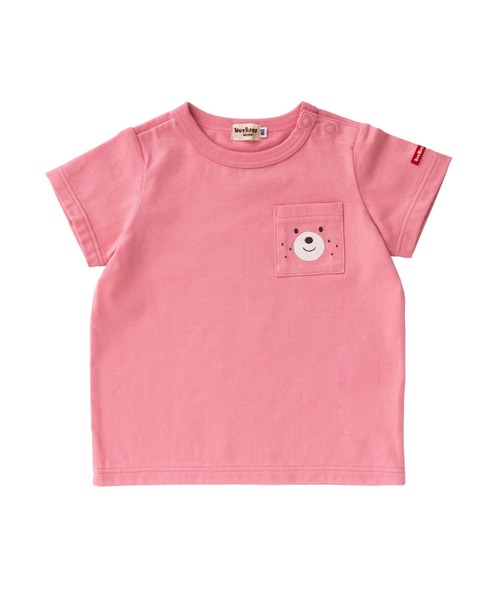 HOT BISCUITS（ホットビスケッツ）の「【WEB限定カラーあり】ポケット付き半袖Ｔシャツ（Tシャツ/カットソー・キッズ・ホワイト/ロイヤルブルー/グレー/オレンジ/ピンク・100cm/110cm/90cm/120cm/80ｃｍ）」の4枚目の写真