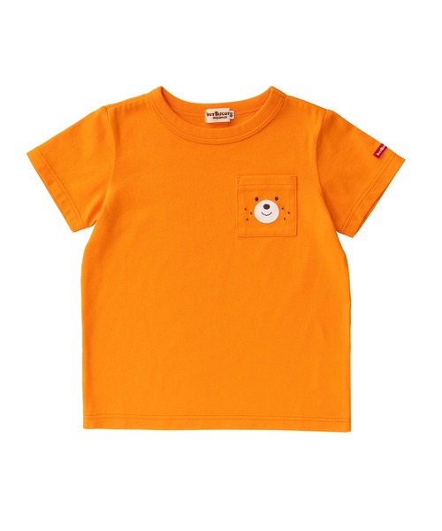 HOT BISCUITS（ホットビスケッツ）の「【WEB限定カラーあり】ポケット付き半袖Ｔシャツ（Tシャツ/カットソー・キッズ・ホワイト/ロイヤルブルー/グレー/オレンジ/ピンク・100cm/110cm/90cm/120cm/80ｃｍ）」の5枚目の写真
