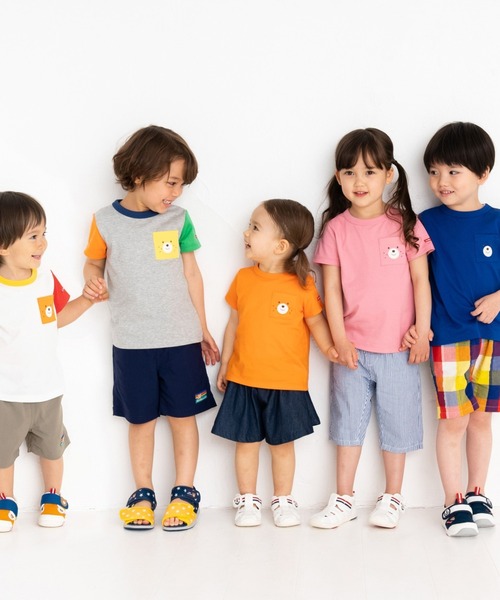 HOT BISCUITS（ホットビスケッツ）の「【WEB限定カラーあり】ポケット付き半袖Ｔシャツ（Tシャツ/カットソー・キッズ・ホワイト/ロイヤルブルー/グレー/オレンジ/ピンク・100cm/110cm/90cm/120cm/80ｃｍ）」の13枚目の写真