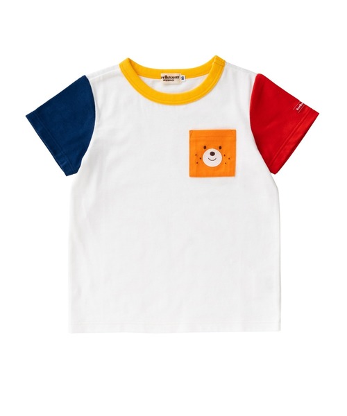 HOT BISCUITS（ホットビスケッツ）の「【WEB限定カラーあり】ポケット付き半袖Ｔシャツ（Tシャツ/カットソー・キッズ・ホワイト/ロイヤルブルー/グレー/オレンジ/ピンク・100cm/110cm/90cm/120cm/80ｃｍ）」の15枚目の写真
