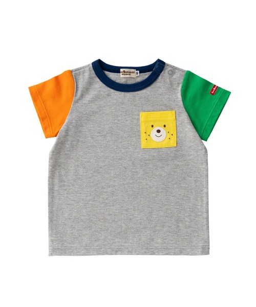 HOT BISCUITS（ホットビスケッツ）の「【WEB限定カラーあり】ポケット付き半袖Ｔシャツ（Tシャツ/カットソー・キッズ・ホワイト/ロイヤルブルー/グレー/オレンジ/ピンク・100cm/110cm/90cm/120cm/80ｃｍ）」の14枚目の写真