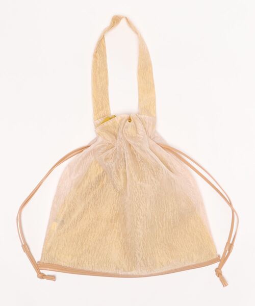 Te chichi(テチチ)の「シアービッグバッグ(トートバッグ・レディース・サックスブルー/イエロー/オレンジ・フリ-)」の3枚目の写真