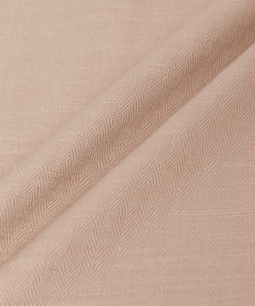 ADAM ET ROPE'(アダムエロペ)の「【アウトレット店舗・WEB限定】リネンヘリンボーンカフタンワンピース(ワンピース・レディース・キナリ/ベージュ系その他・FREE)」の4枚目の写真