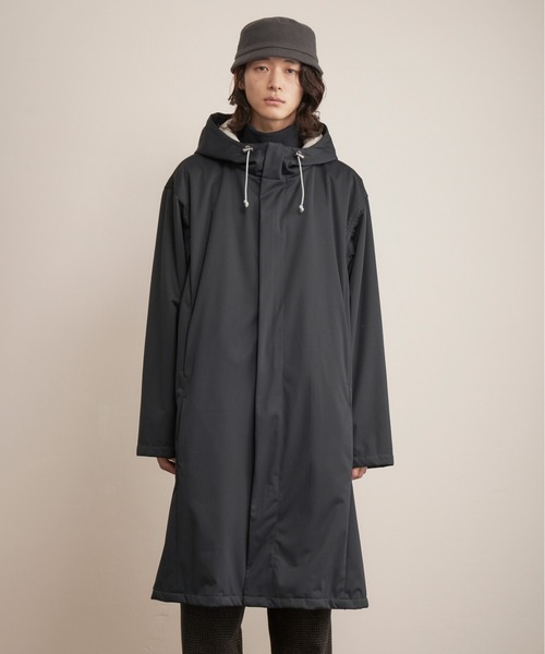 And A（アンドエー）の「TROVE トローブ / VUORI COAT ヴオリ フードコート / 65COA03（その他アウター・メンズ・グレー/ブラック・2/1/3）」の2枚目の写真