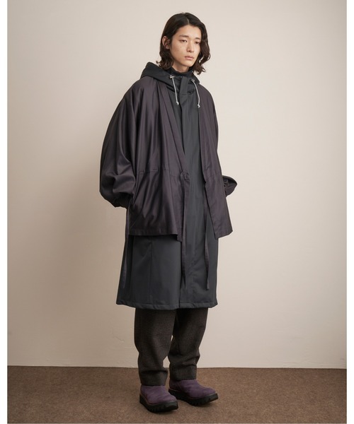 And A（アンドエー）の「TROVE トローブ / VUORI COAT ヴオリ フードコート / 65COA03（その他アウター・メンズ・グレー/ブラック・2/1/3）」の8枚目の写真