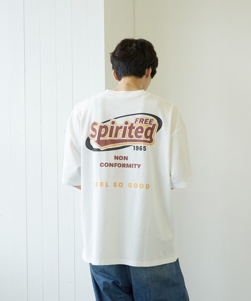 VIBGYOR(ヴィブジョー)の「【VIBGYOR BY AS】ネオンサイン両面プリントTEE(RE)(Tシャツ/カットソー・メンズ・ホワイト/グリーン/ブラック系その他・MEDIUM/LARGE)」の7枚目の写真