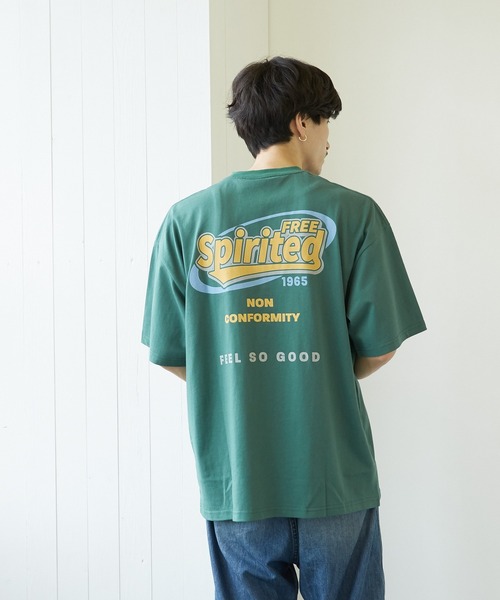 VIBGYOR(ヴィブジョー)の「【VIBGYOR BY AS】ネオンサイン両面プリントTEE(RE)(Tシャツ/カットソー・メンズ・ホワイト/グリーン/ブラック系その他・MEDIUM/LARGE)」の11枚目の写真