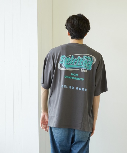 VIBGYOR BY AS】ネオンサイン両面プリントTEE(RE)（Tシャツ