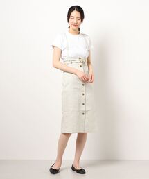 earth music&ecology | 2WAYサス付きナロースカート(スカート)