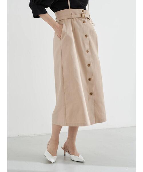 earth music&ecology(アースミュージックアンドエコロジー)の「2WAYサス付きナロースカート *(スカート・レディース・ミント/ピンクベージュ/ホワイト系その他2・S/M)」の15枚目の写真