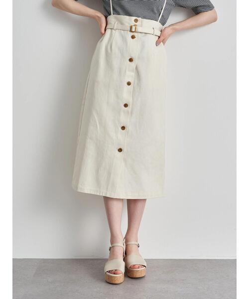 earth music&ecology(アースミュージックアンドエコロジー)の「2WAYサス付きナロースカート *(スカート・レディース・ミント/ピンクベージュ/ホワイト系その他2・S/M)」の10枚目の写真