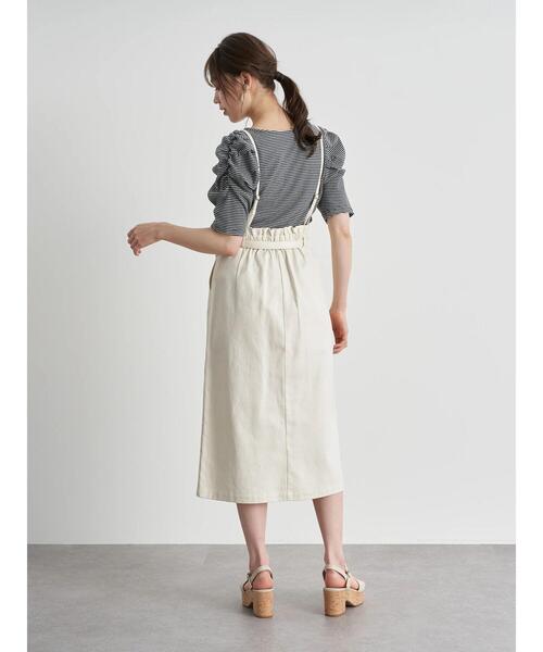 earth music&ecology(アースミュージックアンドエコロジー)の「2WAYサス付きナロースカート *(スカート・レディース・ミント/ピンクベージュ/ホワイト系その他2・S/M)」の22枚目の写真