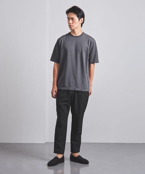 UNITED ARROWS（ユナイテッドアローズ）の「＜UNITED ARROWS ＞ モダール Tシャツ（Tシャツ/カットソー・メンズ・ダークグレー/ベージュ/ライトブルー/ホワイト・MEDIUM/X-LARGE/LARGE/SMALL）」の10枚目の写真