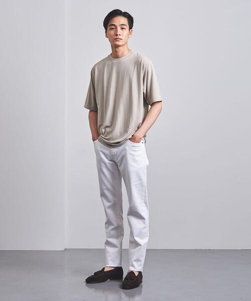 UNITED ARROWS（ユナイテッドアローズ）の「＜UNITED ARROWS ＞ モダール Tシャツ（Tシャツ/カットソー・メンズ・ホワイト/ライトブルー/ベージュ/ダークグレー・SMALL/MEDIUM/LARGE/X-LARGE）」の14枚目の写真