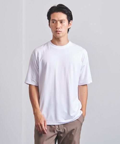 UNITED ARROWS（ユナイテッドアローズ）の「＜UNITED ARROWS ＞ モダール Tシャツ（Tシャツ/カットソー・メンズ・ダークグレー/ベージュ/ライトブルー/ホワイト・MEDIUM/X-LARGE/LARGE/SMALL）」の18枚目の写真