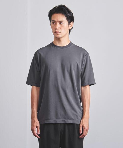 UNITED ARROWS（ユナイテッドアローズ）の「＜UNITED ARROWS ＞ モダール Tシャツ（Tシャツ/カットソー・メンズ・ダークグレー/ベージュ/ライトブルー/ホワイト・MEDIUM/X-LARGE/LARGE/SMALL）」の22枚目の写真
