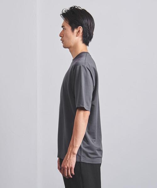 UNITED ARROWS（ユナイテッドアローズ）の「＜UNITED ARROWS ＞ モダール Tシャツ（Tシャツ/カットソー・メンズ・ダークグレー/ベージュ/ライトブルー/ホワイト・MEDIUM/X-LARGE/LARGE/SMALL）」の14枚目の写真