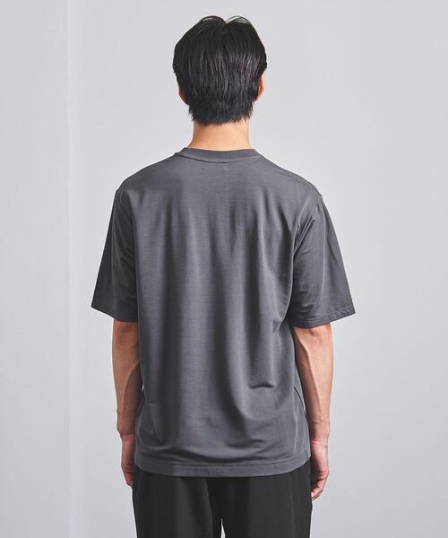 UNITED ARROWS（ユナイテッドアローズ）の「＜UNITED ARROWS ＞ モダール Tシャツ（Tシャツ/カットソー・メンズ・ダークグレー/ベージュ/ライトブルー/ホワイト・MEDIUM/X-LARGE/LARGE/SMALL）」の15枚目の写真