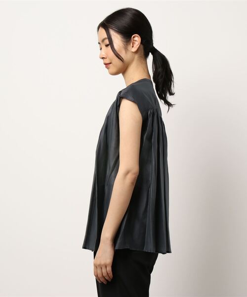 ライチ(ライチ)の「vingtrois/252-24207(シャツ/ブラウス・レディース・チャコールグレー/ピンク・FREE)」の9枚目の写真