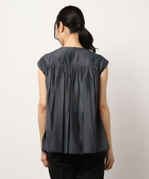 ライチ(ライチ)の「vingtrois/252-24207(シャツ/ブラウス・レディース・チャコールグレー/ピンク・FREE)」の10枚目の写真