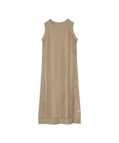Re:EDIT（リエディ）の「3WAYリサイクルフィッシュネットニットワンピース（ワンピース・レディース・ブラック/ベージュ/モカ・MEDIUM/LARGE/SHORT/TALL）」の7枚目の写真