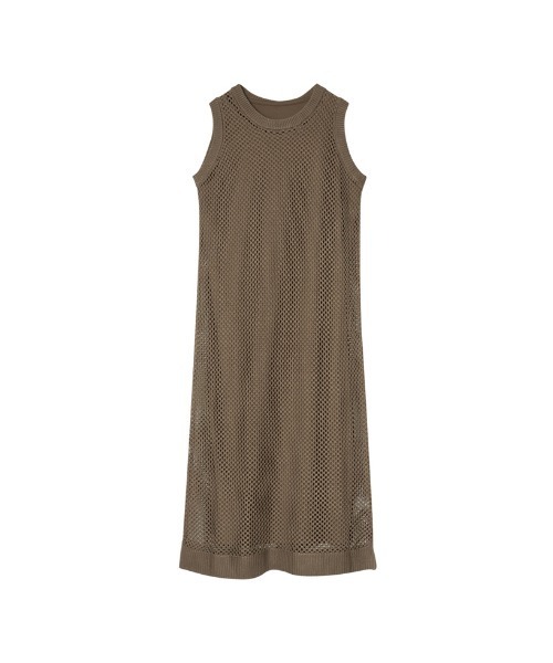 Re:EDIT（リエディ）の「3WAYリサイクルフィッシュネットニットワンピース（ワンピース・レディース・ブラック/ベージュ/モカ・MEDIUM/LARGE/SHORT/TALL）」の6枚目の写真