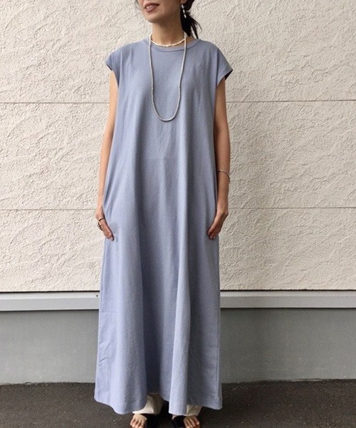 GAP（ギャップ）の「シンプル コットン クルーネック スリーブレス ワンピース（ワンピース・レディース・その他/グレー/ブラック・L/XXS/S/XS/XL/M）」の12枚目の写真