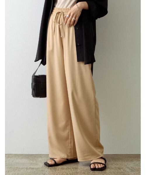 Re:EDIT（リエディ）の「[低身長/高身長サイズ有]ツイルドロストリラックスパンツ（その他パンツ・レディース・ブラック/アイボリー/ベージュ/ブラウン系その他/レッド系その他/グリーン/レッド・SHORT/MEDIUM/TALL/LARGE/BM）」の5枚目の写真