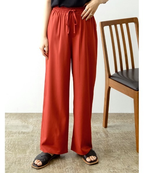 Re:EDIT（リエディ）の「[低身長/高身長サイズ有]ツイルドロストリラックスパンツ（その他パンツ・レディース・ブラック/アイボリー/ベージュ/ブラウン系その他/レッド系その他/グリーン/レッド・SHORT/MEDIUM/TALL/LARGE/BM）」の7枚目の写真