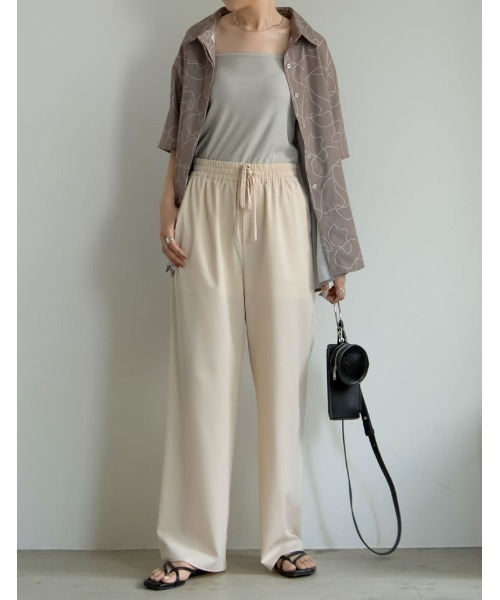 Re:EDIT（リエディ）の「[低身長/高身長サイズ有]ツイルドロストリラックスパンツ（その他パンツ・レディース・ブラック/アイボリー/ベージュ/ブラウン系その他/レッド系その他/グリーン/レッド・SHORT/MEDIUM/TALL/LARGE/BM）」の8枚目の写真