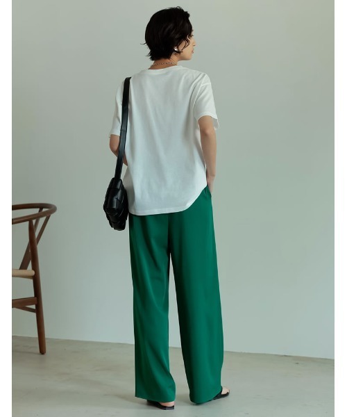 Re:EDIT（リエディ）の「[低身長/高身長サイズ有]ツイルドロストリラックスパンツ（その他パンツ・レディース・ブラック/アイボリー/ベージュ/ブラウン系その他/レッド系その他/グリーン/レッド・SHORT/MEDIUM/TALL/LARGE/BM）」の16枚目の写真