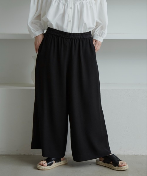 manana suerte（マニャーナスエルテ）の「カルゼワイドパンツ（その他パンツ・レディース・ブラック/レッド/ブルー・FREE）」の22枚目の写真