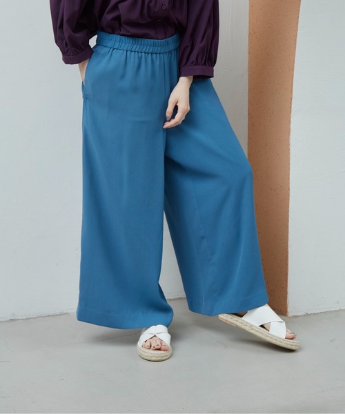 manana suerte（マニャーナスエルテ）の「カルゼワイドパンツ（その他パンツ・レディース・ブラック/レッド/ブルー・FREE）」の16枚目の写真