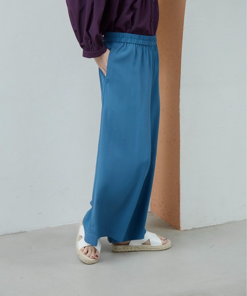 manana suerte（マニャーナスエルテ）の「カルゼワイドパンツ（その他パンツ・レディース・ブラック/レッド/ブルー・FREE）」の17枚目の写真