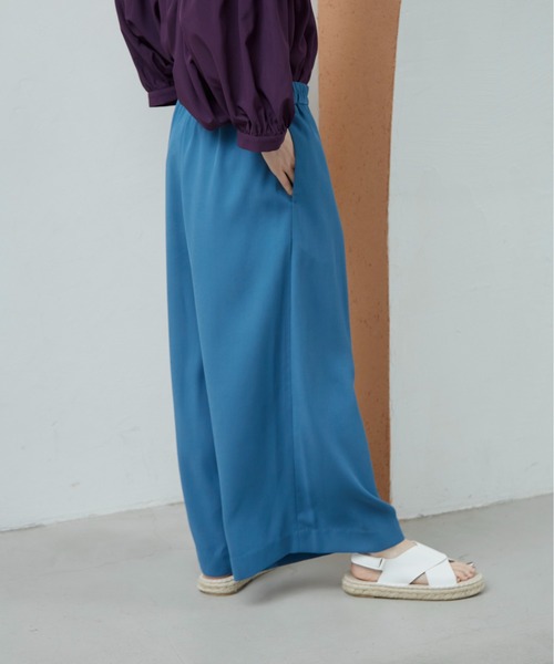 manana suerte（マニャーナスエルテ）の「カルゼワイドパンツ（その他パンツ・レディース・ブラック/レッド/ブルー・FREE）」の18枚目の写真