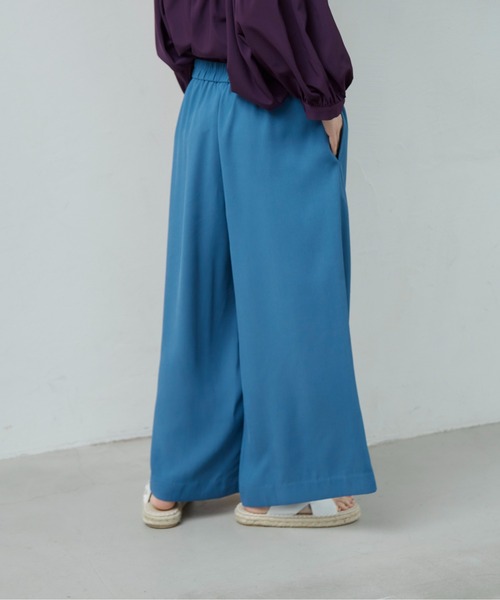 manana suerte（マニャーナスエルテ）の「カルゼワイドパンツ（その他パンツ・レディース・ブラック/レッド/ブルー・FREE）」の19枚目の写真