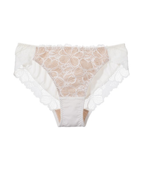 PEACH JOHN（ピーチジョン）の「【大柄のフラワーレースが贅沢なショーツ。】もりこれ脇高レーシィショーツ（ショーツ・レディース・ブラック/ピンク/ラベンダー/ネイビー/ホワイト/スモークピンク/レッド/ベージュ/ライトブルー/ライトピンク/ブルーグリーン/ピンクベージュ/グレイッシュブルー/ミント/ベビーピンク・SMALL/MEDIUM/LARGE）」の2枚目の写真