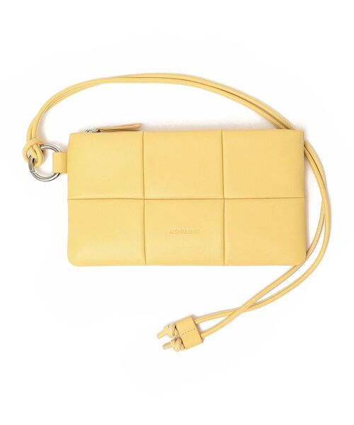 ADD CULUMN（アドカラム）の「ADD CULUMN:PUFF SHLD◇（ショルダーバッグ・レディース・ブラック/オフホワイト/イエロー・ONE SIZE）」の12枚目の写真