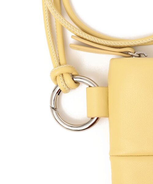 ADD CULUMN（アドカラム）の「ADD CULUMN:PUFF SHLD◇（ショルダーバッグ・レディース・ブラック/オフホワイト/イエロー・ONE SIZE）」の11枚目の写真