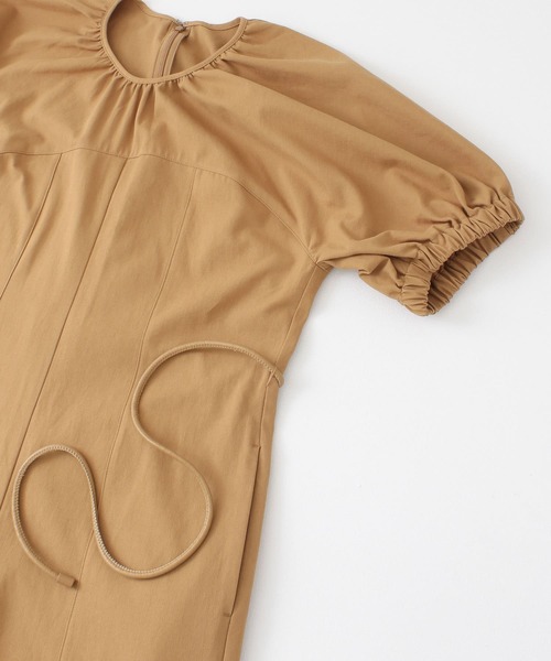 KBF+（ケービーエフプラス）の「KBF+　ラウンドフォルムオールインワン（サロペット/オーバーオール・レディース・キャメル/ライトベージュ・ONE）」の13枚目の写真