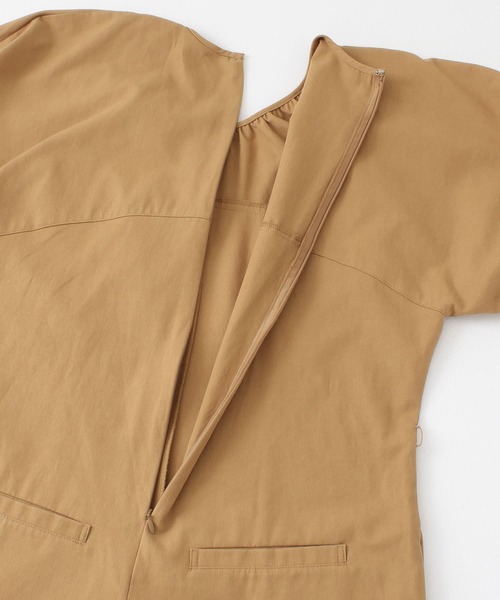 KBF+（ケービーエフプラス）の「KBF+　ラウンドフォルムオールインワン（サロペット/オーバーオール・レディース・キャメル/ライトベージュ・ONE）」の19枚目の写真