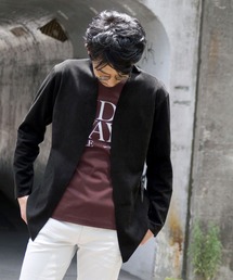 HIDEAWAYS NICOLE | スウェード調カットオフカーディガン(カーディガン/ボレロ)