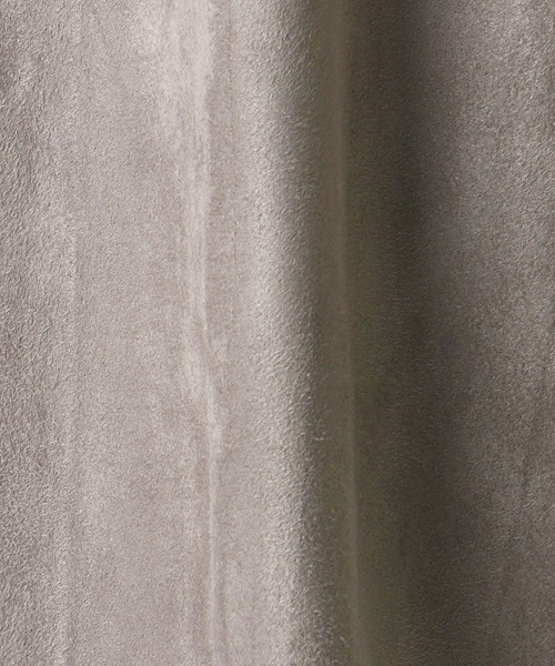 HIDEAWAYS NICOLE（ハイダウェイニコル）の「スウェード調カットオフカーディガン（カーディガン/ボレロ・メンズ・ライトベージュ/グレイッシュベージュ/ブラック/シルバーグレー・LARGE/X-LARGE/MEDIUM）」の16枚目の写真