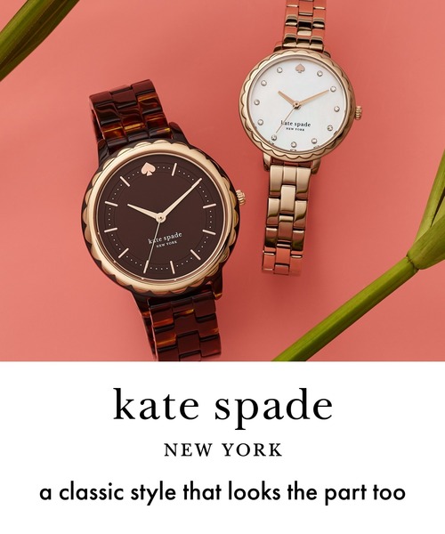 kate spade new york（ケイトスペード ニューヨーク）の「ケイト・スペード 腕時計 レディース アナログ ポリウレタン KSW9042（アナログ腕時計・レディース・ピンクゴールド・FREE）」の6枚目の写真