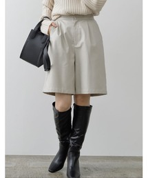 Re:EDIT | エコレザーショートパンツ(その他パンツ)