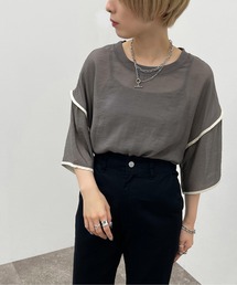 apres jour mignon | シアーＴシャツ＋キャミＳＥＴ【ZOZOTOWN限定アイテム】(Tシャツ/カットソー)