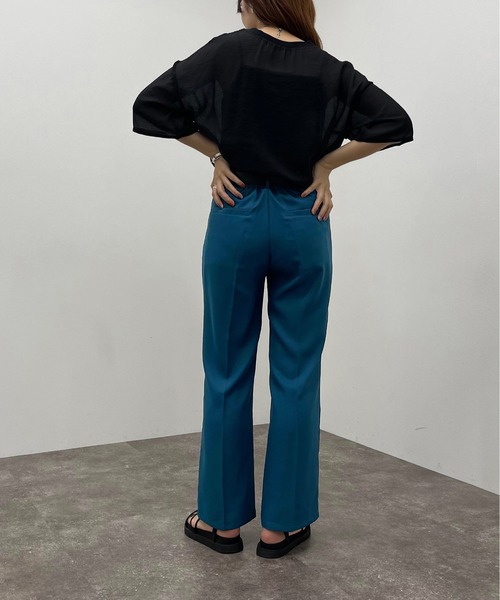 apres jour mignon(アプレジュールミニョン)の「シアーTシャツ+キャミSET【ZOZOTOWN限定アイテム】(Tシャツ/カットソー・レディース・その他/ブラック/ダークグリーン/アイボリー・フリー/X-LARGE)」の13枚目の写真