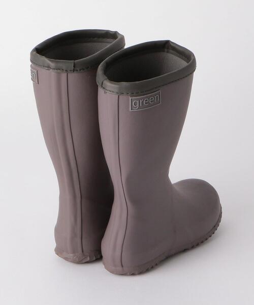 green label relaxing（グリーンレーベルリラクシング）の「GLR フレキシブルレインブーツ 17cm-23cm（レインシューズ・キッズ・ターコイズブルー/グレー・21cm/20cm/22cm/17cm/18cm/23cm/19cm）」の6枚目の写真